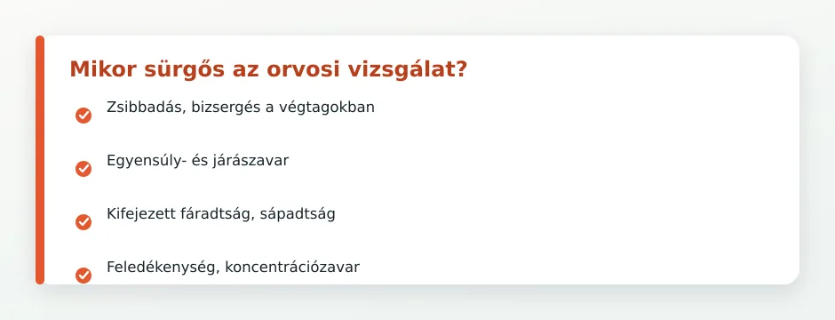 B12 vészjelek