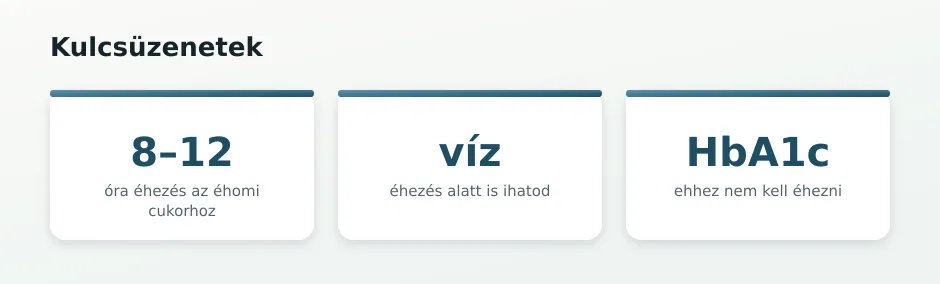 Éhgyomri vérvétel statisztika-csempék