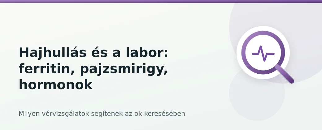 Hajhullás labor cikk fejléce