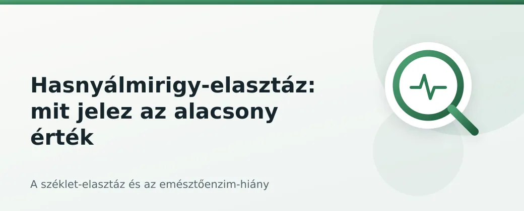Hasnyálmirigy-elasztáz cikk fejléce