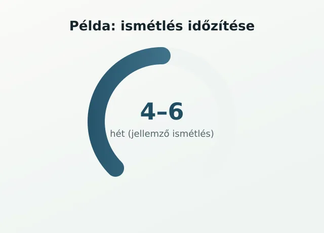 Ismétlés időzítés gauge
