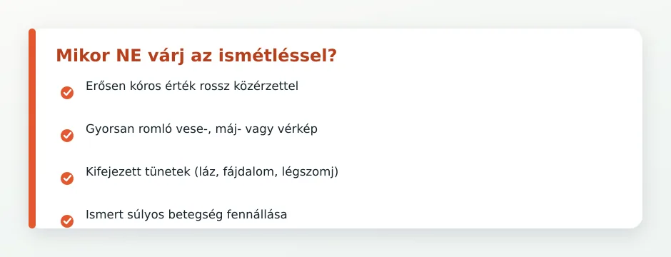 Ismétlés vészjelek