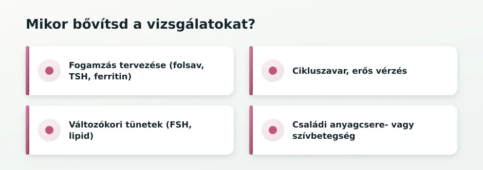 Mikor bővítsd a női szűrést